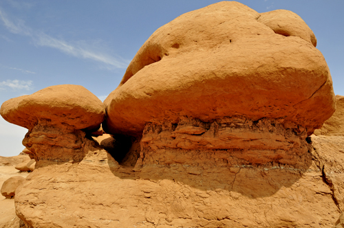 big headed goblin at Goblin Valley State Park